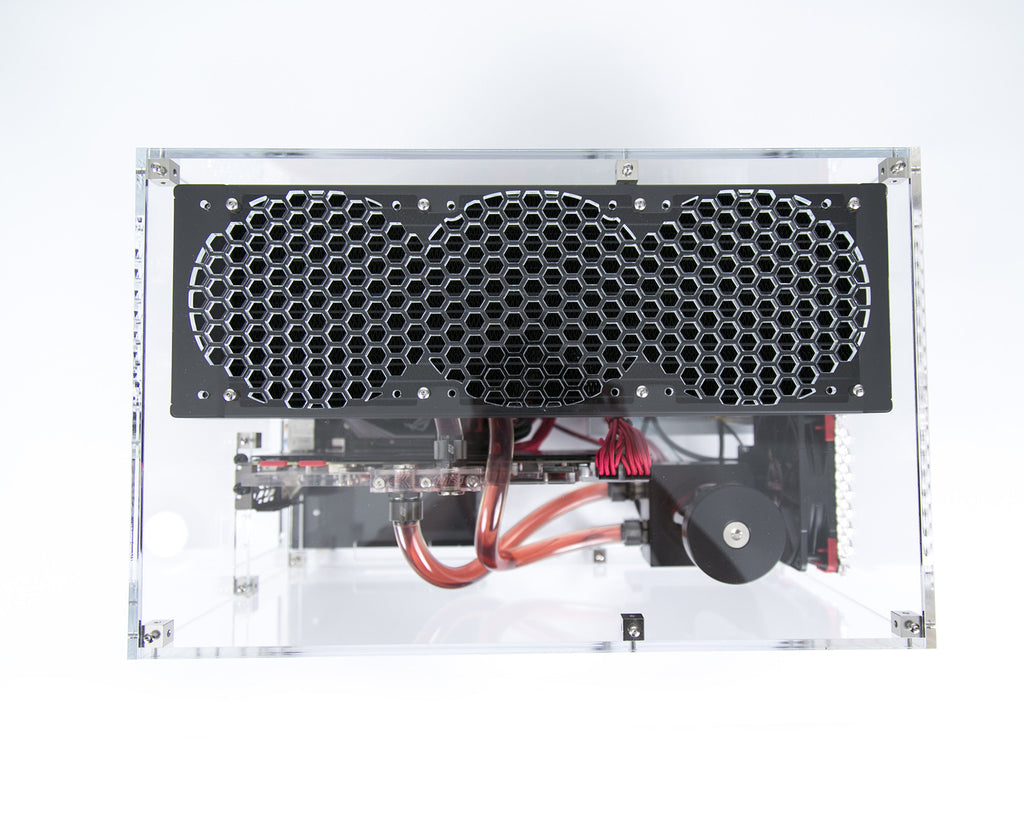 MITX 360 Clear Acrylic Computer Case – TOMA Fabrications Company